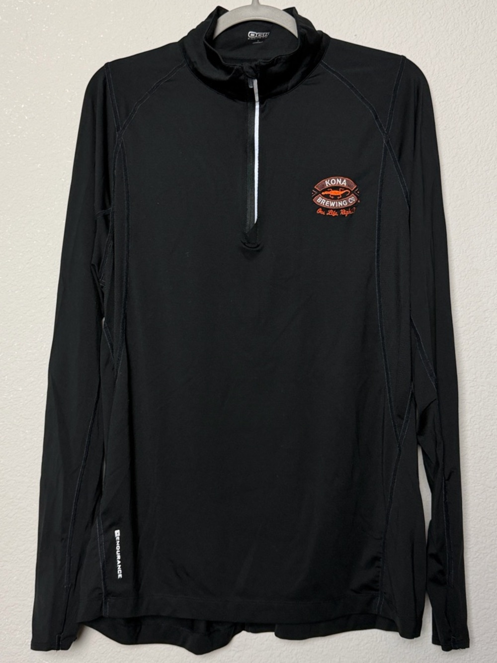 Men’s Ogio Performance Longsleeve Mockneck ¼ Zip Size L